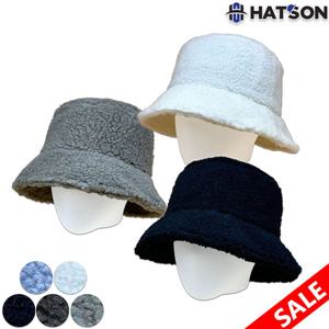 [햇츠온]남여공용 뽀글이 양털 겨울 버킷햇 모자 H24-350