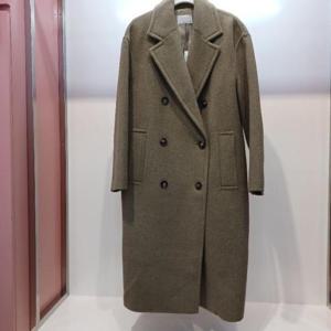 Destijl HC06 겨울 울 혼방 모직 카라 뒤트임 편한 h라인 더블 롱 코트 D2343ct02