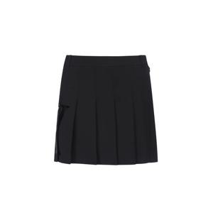[어뉴골프] 여성 WOMEN BIGLOGO PLEATS MIDDLE LONG SKIRT_BK