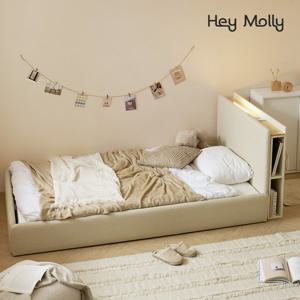 모두 LED 조명 수납 타공 헤드 오픈 저상형 침대 SS