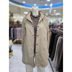 포라리 세이브존05 체크 배색  코트 L319060