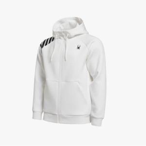 [스파이더] 공용 롱 라드패드 패턴 후드 집업 SPIPCNFT303UWHT