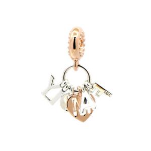 판도라 퍼펙트 페밀리 로트 투톤 펜던트 겸 댕글 참 787785CZ