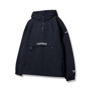 [지프] 체로키 아노락 후드 블랙 점퍼 JP2JPU231