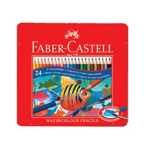 파버카스텔 수채색연필 24색 틴케이스