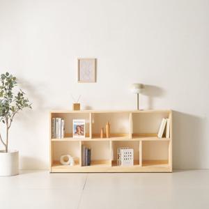 지앤퍼니 노마 뉴송원목 2단 일반형 책장