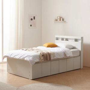 에리스 LED+USB 도어수납침대SS (전체 도어)+독립봉합 매트