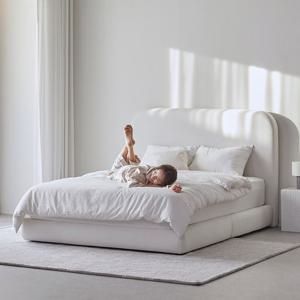 휴먼앤퍼니처 비안 아쿠아텍스 패브릭 침대 K 본넬매트 GHM098