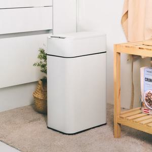 [하우스레시피] 밀리 양문형 센서 휴지통 20L (화이트)