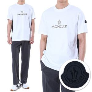몽클레어 로고패치 라운드 티셔츠/8C00060 829H8 001