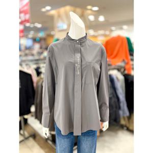 [트리아나]레터링 포인트 차이나넥 블라우스 AH1BA05