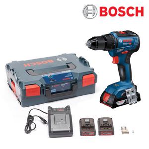보쉬 전동 충전 드릴 공구 GSR 18V-55 세트 배터리 2.0Ah 2개