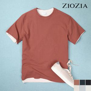 [지오지아] 세미 오버핏 기본 반팔 티셔츠 (ABC2TR1102)