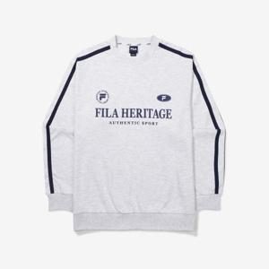 [휠라][휠라] 뉴헤리티지 로고포인트 맨투맨 (FE2POF6101X_WTM)