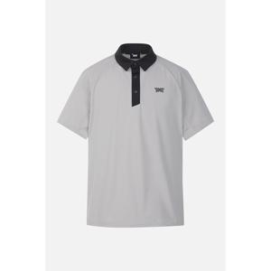 [PXG공식] 남성 여름 로고 포인트 카라 반팔 티셔츠-PIMPM222705