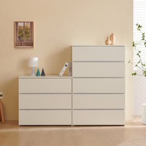 마리메종 밀키 800 3단+800 5단 서랍장세트_착불