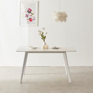 마리메종 플로 세라믹 식탁테이블 4인 원목다리_착불