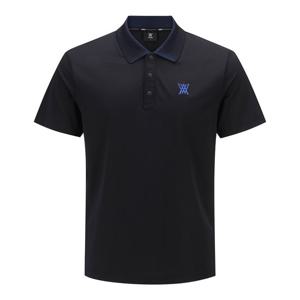 [어뉴골프] 남성 MEN COLLAR POINT SHORT T-SHIRT_BK
