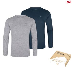밀레 남자 2팩 긴팔 SET_MVTST301