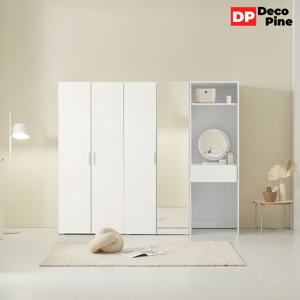 데코파인 루스 2200 Z세트 화장대 옷장 이불장 전신거울 안방