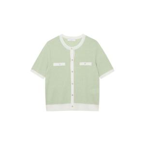 비스코스 혼방 포켓 크루넥 가디건 [UFI2-KCA258N]