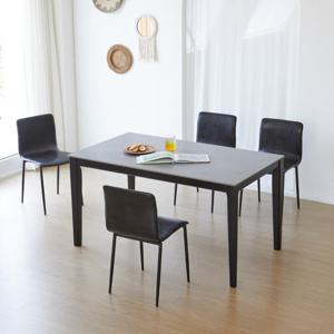 베스트리빙 루마니아 보노 12T 포세린 통세라믹 4인(1400) 식탁세트/의자4개