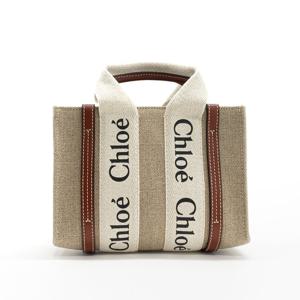 클로에 우디 나노백 토트백 브라운 CHC22AP237I2690U