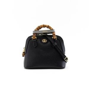 구찌 GG 다이애나 미니 토트백 BLACK 715775 DJ24G 1092
