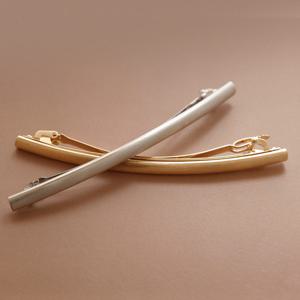 제이로렌 할로우 메탈 무광 자동헤어핀 롱 H01201