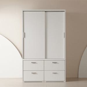 [착불배송]파로마 이즈 아밀리 1200 서랍수납 슬라이딩 옷장 IFO145