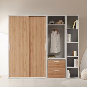 [착불배송]파로마 이즈 아밀리 2200 오픈수납 슬라이딩 옷장 세트 IFO160