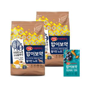 [하림펫푸드] 밥이보약 DOG 활기찬 노후6.8kg+영양톡톡 면역