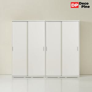 데코파인 디나 슬라이딩 옷장 2400 Q세트 행거형 안방 작은방