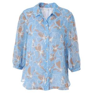 [요하넥스]플라워프린트블라우스J4C9B04