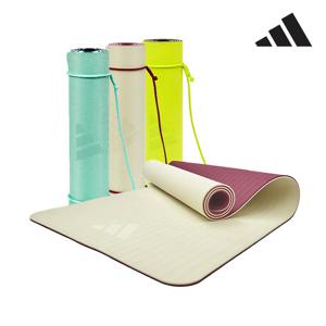 아디다스 더블사이드 TPE 요가매트 6mm 안밀리는 필라테스 운동