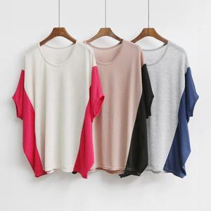 빅사이즈스판티 E028L407 비바라인배색가오리티 IL