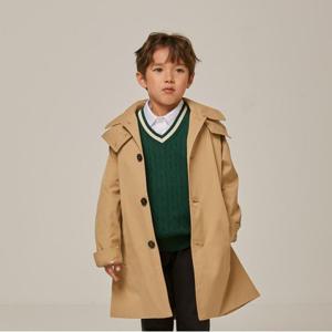 [헤지스키즈] 프레피 트렌치코트 (HUF11CT01M_BG)