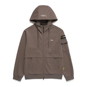 N243UFT920 슐리언 소매포켓 후드집업 K MOCHA