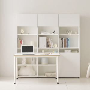 나무뜰 에듀S 공부방 학생 책장 책상 6단 1800 세트 DWF075C (착불)