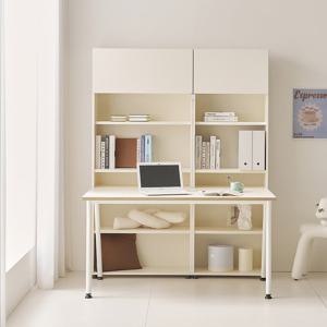 나무뜰 에듀S 공부방 학생 책장 책상 6단 1400 세트 DWF070C (착불)