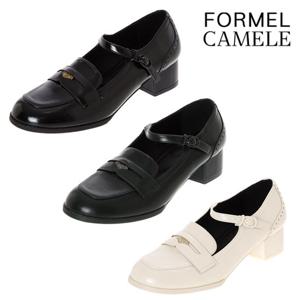 [포멜카멜레(슈즈)]포멜 제니 앵클릿 로퍼 4CM 3종 택1 FKF1F1SP011