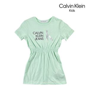 [캘빈클라인 키즈]하이브리드 반팔 드레스(1G01G00913_MG)