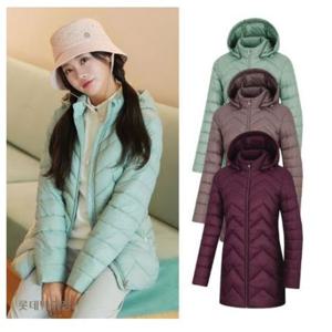 [콜핑]LD18 여성 겨울 중기장 웰론 자켓 이보(여) KUJ6838W