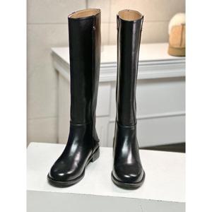 노튼 세이브존06 하뉴 엣지 골드 라운드 롱 부츠 3cm 2N3011