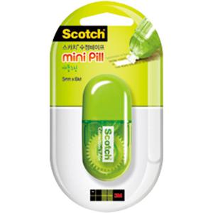 스카치 수정테이프 미니필 그린 5mmx6M 3M