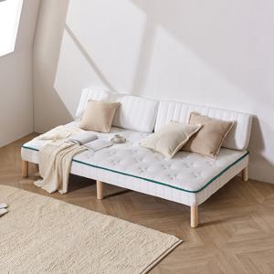 상일리베가구 잠와 1인용 일체형매트리스 침대SS(헤드쿠션포함)