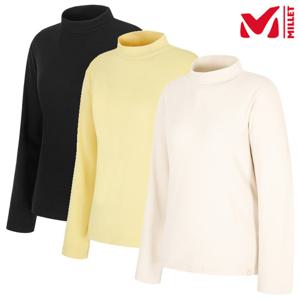 [밀레 (행사)]여성 간절기 기모 LD 보네트 반하이넥 티셔츠_MVTFT822