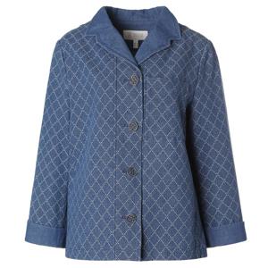 [조순희]데님 자카드 칠부자켓 (FMSJ106)