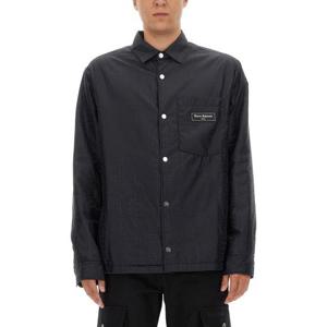 발망 남성 블랙 로고 셔츠 자켓 BH1HD001_XB11EAP