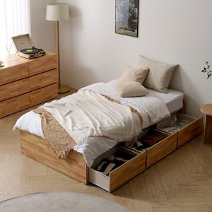 마르체 리움 서랍 무헤드 미니싱글 침대+독립매트리스 BKC775C (착불)